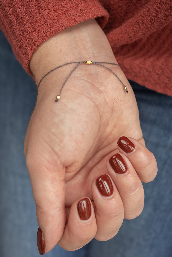 Calla Lily Cord Bracelet