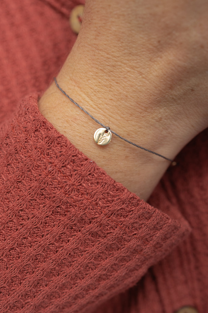 Calla Lily Cord Bracelet