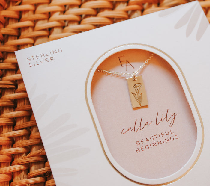 Calla Lily Necklace