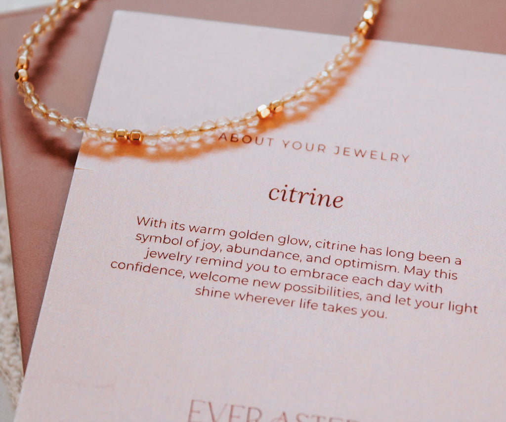 Citrine Gemstone Bracelet