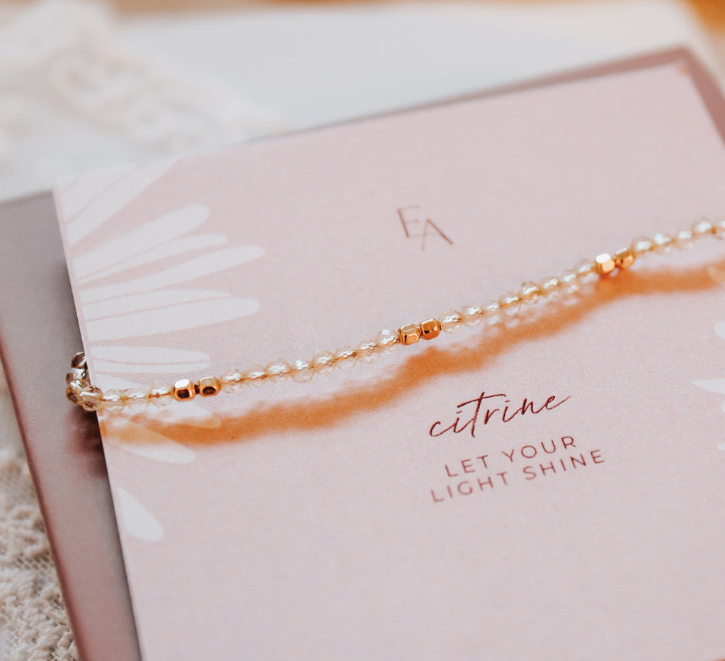 Citrine Gemstone Bracelet