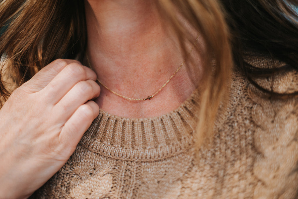 Cross Choker Necklace