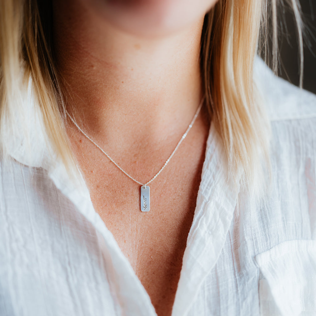 Lavender Bar Necklace