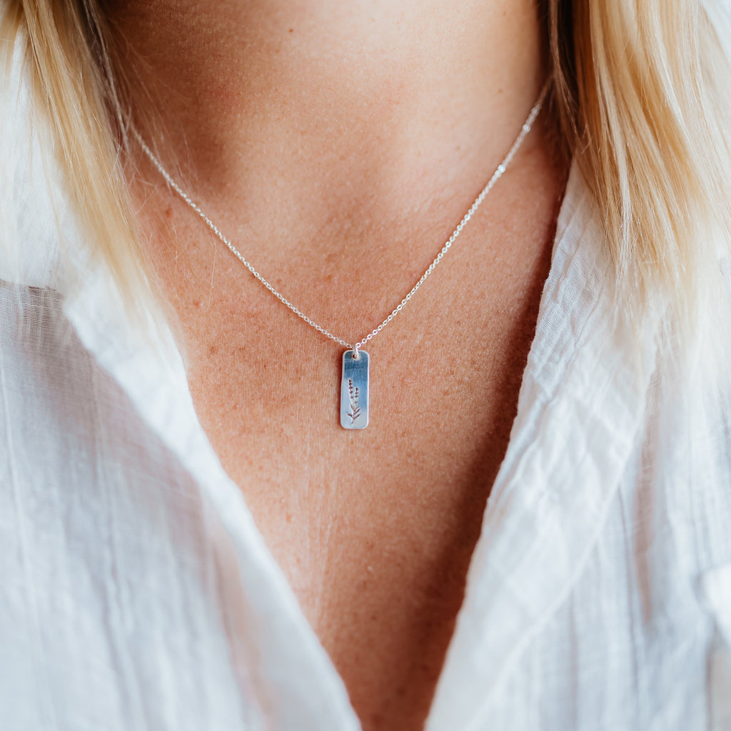 Lavender Bar Necklace