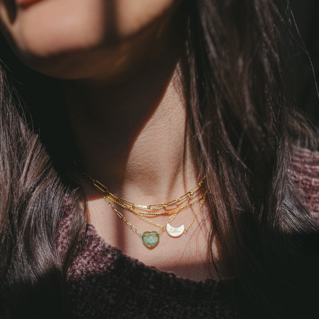 Fluorite Heart Necklace