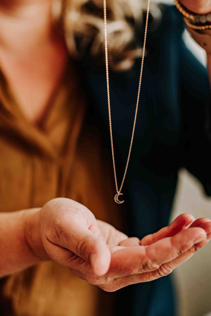 Moon Charm Necklace