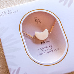 Shell Moon Necklace