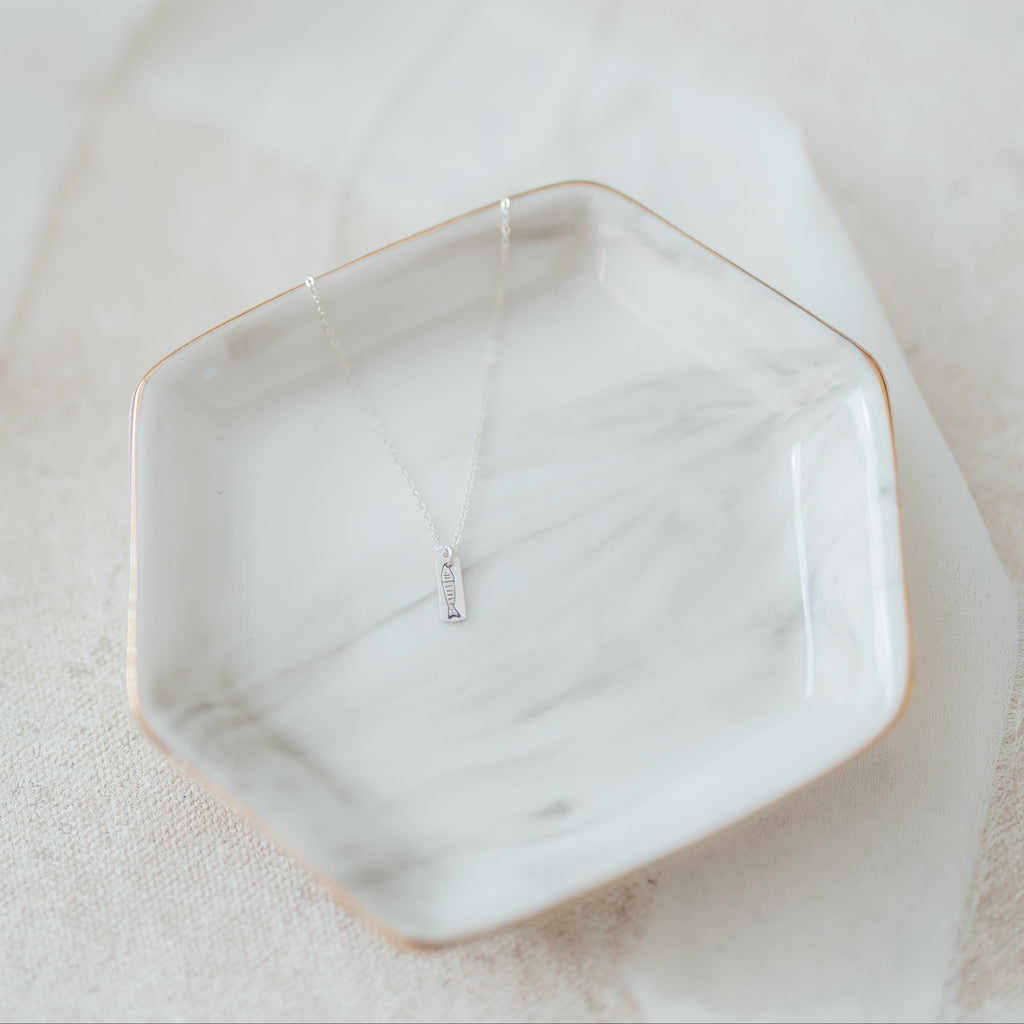 Sardine Tag Necklace