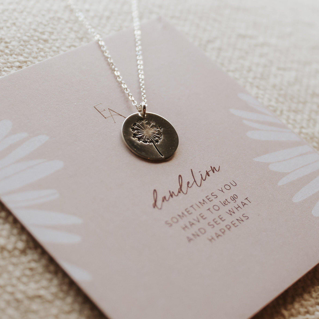 Dandelion Necklace - Hope on a Rope Jewelry