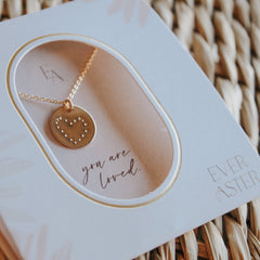 Dotted Heart Necklace