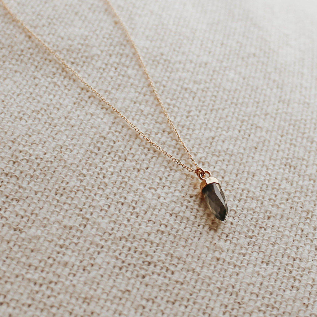 Moonstone Spike Necklace - Hope on a Rope Jewelry