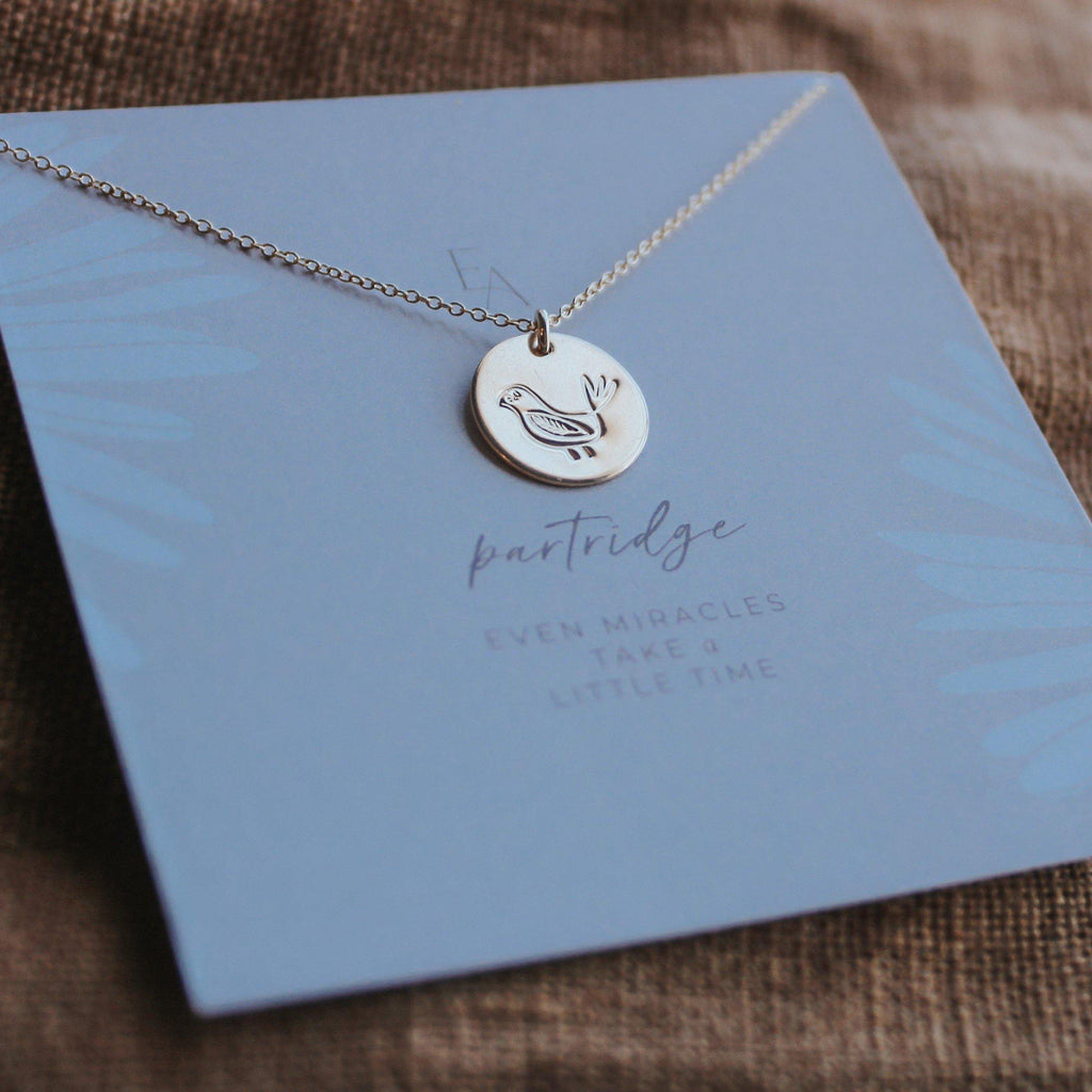 Partridge Fertility Necklace - Hope on a Rope Jewelry