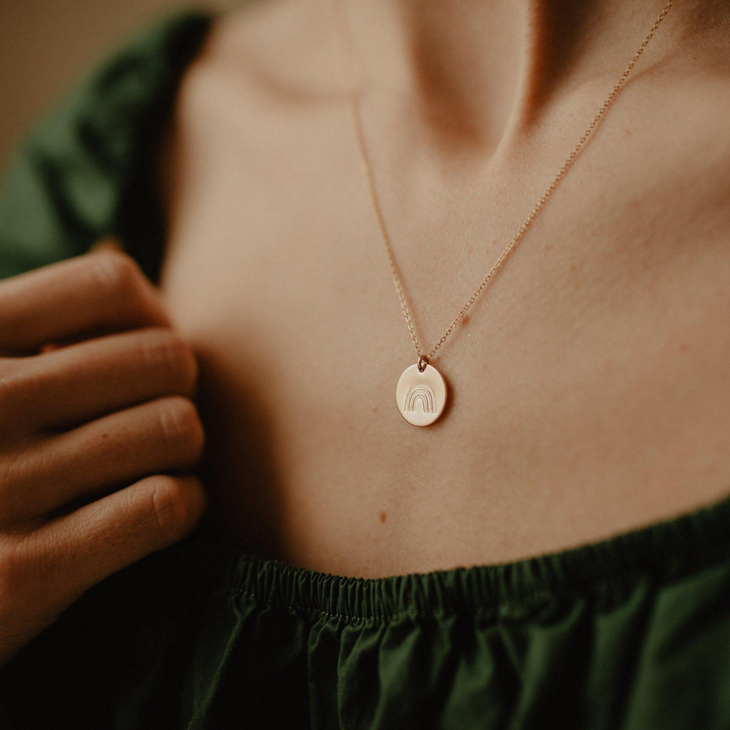 Rainbow Necklace - Hope on a Rope Jewelry