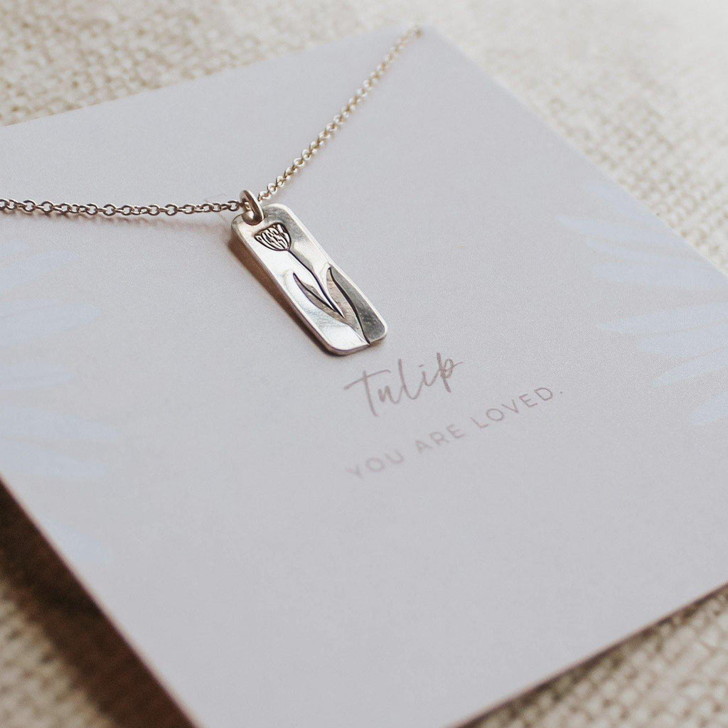 Tulip Necklace - Hope on a Rope Jewelry