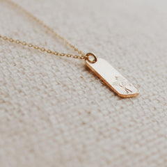 Wildflower Bar Necklace - Hope on a Rope Jewelry