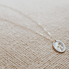 Wildflower Oval Necklace - Hope on a Rope Jewelry