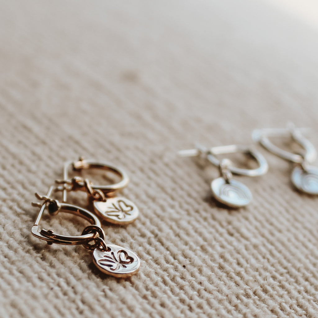 Charm Hoop Earrings - Design Your Own