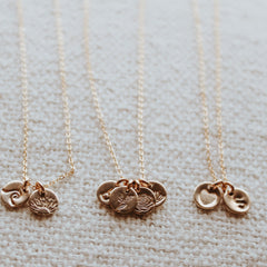Tiny Charm Necklace Stack - Design Your Own