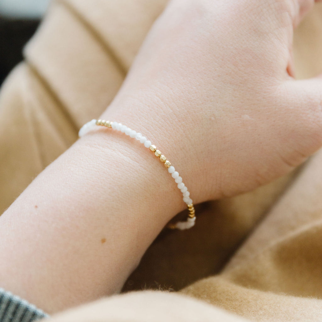 Moonstone Gemstone Bracelet