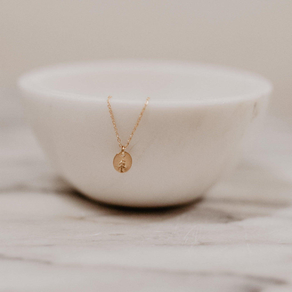 Pine Tree Necklace - Hope on a Rope Jewelry