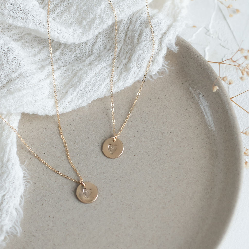 Mother Daughter Necklace Set